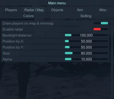 slider