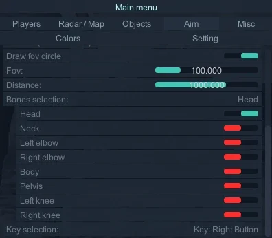 slider