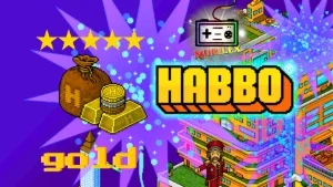Habbo Hotel - 1 barra de ouro (50C)