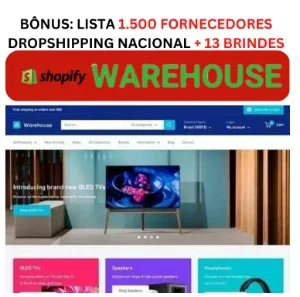 Tema Shopify Warehouse Versão 2024 / Atualizado