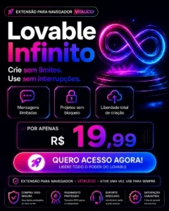 Lovable Pro Conta vitalícia • Acesso por mim R$ 19,99