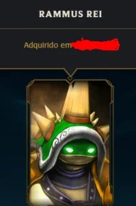 Conta League com Skin Rarissimas, de 2011 e unico dono