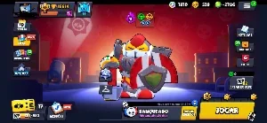 Brawl star conta upada com algumas Skin
