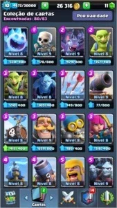 CONTA CLASH ROYALE BARATO +3000 Trofeus