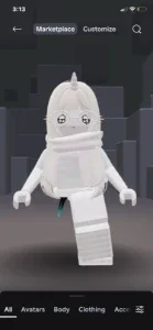 Conta feminina korblox