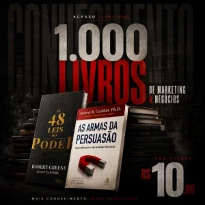 Pack De 1K De Livros Sobre Marketing Vendas