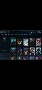 Conta League of legends 345 skins precim