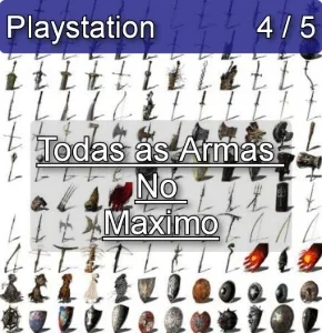 Dark Souls SOFTS - Todas Armas Lv Máximo - PS4/PS5