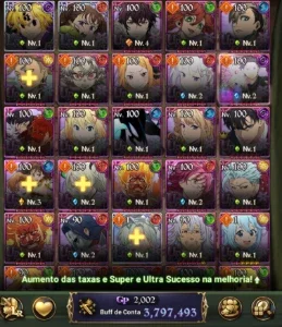 seven deadly sins grand cross account ( conta sem link )