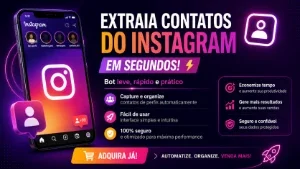 Extractor de contatos Instagram-Phoenix Numeros e emails