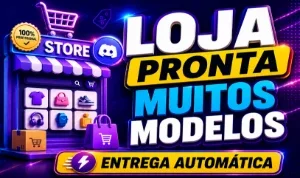 Loja Pronta Discord Personalize Em Segundos! 20 Modelos