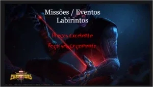 Missões , Eventos e Labirintos