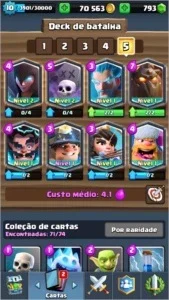 Conta Clash Royale Arena 11, Lendárias Nvl 2