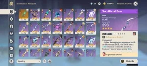 Genshin impact account, well built, AR 56, Read Description!