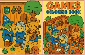 Livro de colorir pdf - Edição Games