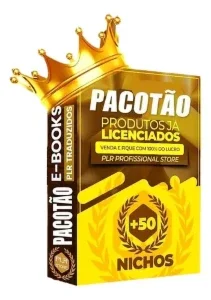500 e-book plr prontos varios nichos diferentes