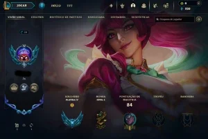 Platina IV - LvL 33 - 31 campeões - 7 Skins -Full acessom (