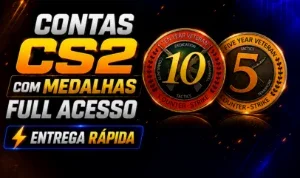 [Melhor Preço] Contas Cs2 | Medalha 5 E 10 Anos