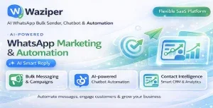 Script PHP AI WhatsApp Bulk Sender, Chatbot & Automatico