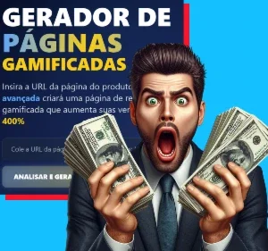 Gerador de páginas de vendas review Gamificado