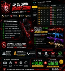 🔥 Up De Conta Blood Strike – Do Bronze Ao Lenda 🔥