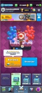 Conta Clash nível 10 mestre 1 todas cartas menos lava- hound