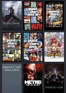 CONTA STEAM| biblioteca diversa