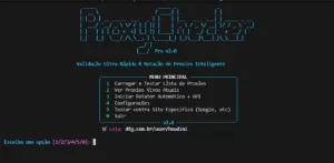 ProxyChecker  | Verificador de proxys - script python