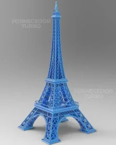 Torre Eiffel 3D - Arquivo .Stl Para Impressão 3D