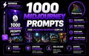 1000 Midjourney Prompts – Pack Completo Para Criações Ia