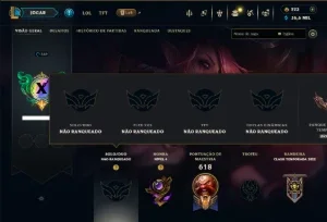 Unranked com TODOS os Champs e 166 Skins ( JG / ADC / ADC )
