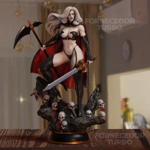 Lady Death 3D - Arquivo STL para impressão 3D