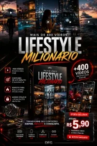 Pack Lifestyle Milionário 2026 +400 Vídeos 4K Verticais