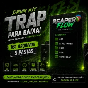 DRUM KIT TRAP GRÁTIS | 161 Arquivos Prontos para Seus Beats!