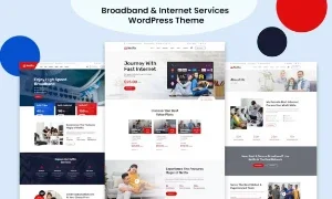 Tema WP de serviços de banda larga e Internet Site 2024