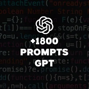 1800 Prompts de Comando Secretos Chat GPT
