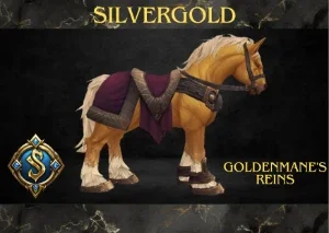 Rédeas de Crina d'Ouro WOW