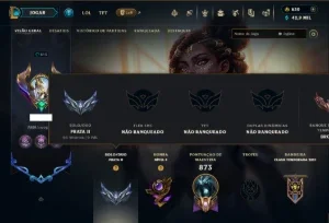 Prata 2 com TODOS os Champs e 257 Skins ( JG / SUP / MID )