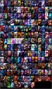 Conta LoL / Ouro 4 / Todos Champs / 195 Skins