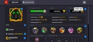 conta de 8ball pool