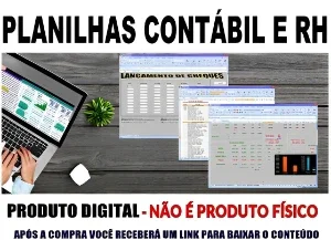 200 Planilhas Excel Contábil e RH