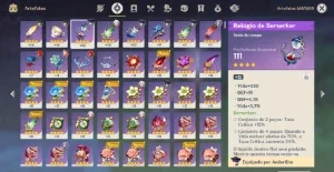 Conta Genshin 6 5*(Contando Com Traveller)+22 São 4*