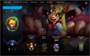 Conta Lol Borda diamond 161 skins full champs