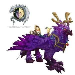 Montaria Wow - Hipogrifo Pena De Meridiano - Gloria Do Herói
