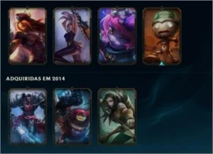 Conta League of legends platina 4