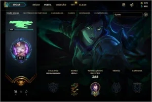 CONTA DE LOL LVL 151 COM MMR DE GOLD
