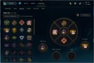 Conta no lol de  2013/ diamante 5/ 83 skin