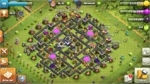 Conta Clash Of Clans Cv 9 Semi Full Barato Promoção!!