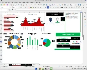Excel - Sales Dashboard Spreadsheet