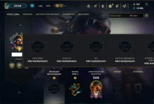 Unranked com 150 Champs e 146 Skins ( SUP / JG ) +7 Vitorios